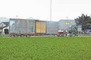 Der Transport des Wohnhauses von Zürich in den Kanton Uri dauerte rund dreieinhalb Stunden. (Bild: PD)