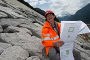 Oberbauleiterin und Ingenieurin Therese Scheidegger. (Bild: Nadia Schärli / Neue LZ)