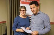 Sie werden wohl für die CSP antreten: Helen Keiser-Fürrer und Christian Schäli. (Bild: Romano Cuonz (6. November 2017))