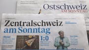 Wegen Sparmassnahmen gibt es die «Ostschweiz am Sonntag» ab November nur noch digital. Die «Zentralschweiz am Sonntag» bleibt weiterhin als Printprodukt erhalten. (Bild: Ramona Geiger)