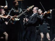Hier arbeitet er manchmal bis zu 20 Stunden am Stück: Hans Zimmer in seinem Studio in Santa Monica. (Bild: Ann Johansson/Getty)