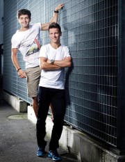 Haben eine vertrauensvolle Brüder-Beziehung: Nicholas (links) und sein jüngerer Bruder Tobias Walker. (Bild Stefan Kaiser)