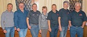 Verwaltungsrat und Betriebsleiter der Skiliftgenossenschaft Spiringen (von links): Urs Gisler, Hans Herger (VR Präsident), Markus Müller (Betriebsleiter), Antonia Schuler, Klaus Schuler, Edi Gisler und Walter Gisler. (Bild: Franz Imholz (Spiringen, 28. April 2017))