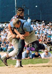1995 gewann Josef Herger das Innerschweizerische Schwing- und Älplerfest in Schattdorf. (Bilder PD)