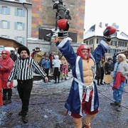 Von links: Die Sujets reichten von «Burg-Hansis»-Boxeinlagen über No Billag und die Bieraten von Kräkien bis hin zur «Seerose», die immer noch in Flüelen vor Anker liegt.