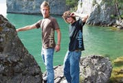 Sie machten auch als Models eine gute Figur: Andreas «Fin» Schuler (links) und Thomas Imholz. Bild: PD