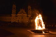 Brennender Pagat in Einsiedeln (Bild: René Hensler)