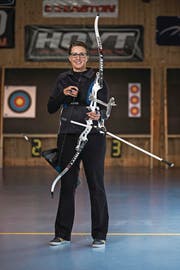 Francesa Attanasio im Trainingsraum in Kriens. (Bild: Roger Grütter)