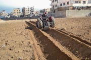So wird Garten- und Ackerbau im bombardierten Syrien betrieben. Bild: PD