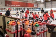 Das Eishockey Nationalteam der Frauen trainiert in Engelberg. (Bild: Nadia Schärli (Neue LZ) (Luzerner Zeitung))