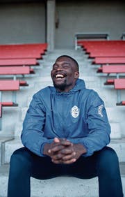 Kevin Vögeli hat wieder Spass am Fussball. (Bild: Maria Schmid (Zug, 8. März 2018))