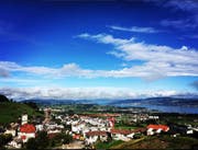 Das ist die Aussicht von der Villa aus. (Bild: Paris Hilton/Instagram)