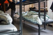 Symbolbild. Hier: Eine Flüchtlingsunterkunft in Losone. (Bild: Keystone/Ti-Press/Samuel Golay)