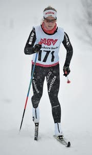 Will den Heimbonus ausspielen: Stefanie Arnold aus Unterschächen. (Bild: Urs Hanhart (Realp, 11. Dezember 2017))