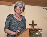 Felicitas Schweizer, Präsidentin der Evangelisch-reformierten Landeskirche Uri, warnt vor einer Beschlussunfähigkeit des Kirchenrats. (Bild: Urs Hanhart (Erstfeld, 15. Mai 2017))