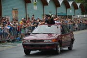 Hollywood Stunt & Action Show der Familie Bauer in Schattdorf (Bild: Carmen Epp (Schattdorf, 16. Juli 2017))