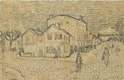 Skizze des «La Maison de Vincent, Arles» von Vincent Van Gogh. (Bild: AP)