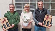 Sie wurden verabschiedet (von links): Daniel Epp, Myrta Huser und Arvid Arnold. (Bild: PD (Attinghausen, 27. November 2017))