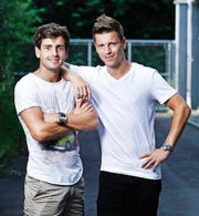 Eine vertrauensvolle Brüder-Beziehung: Nicholas (links) und sein jüngerer Bruder Tobias Walker. (Bild Stefan Kaiser)
