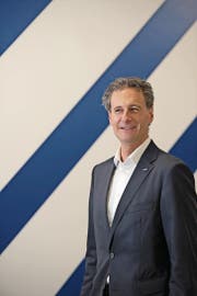 Ein Lächeln in schwierigen Zeiten: FCL-Präsident Philipp Studhalter. (Bild: Corinne Glanzmann (Luzern, 5. Januar 2018))