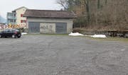 Auf dem nördlichen Parkplatz des Bärenbodens soll das Pfadiheim Uri gebaut werden. (Bild: Paul Gwerder (22. Februar 2018))