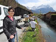 Projektinitiantin Irena Zurfluh-Müller freut sich, dass die Bauarbeiten begonnen haben. (Bild Urs Hanhart)