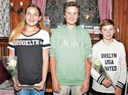 Die Urner zählen in ihren Kategorien in dieser Saison zum Favoritenkreis. Von links: Florine Traxel, Tom Walker und Yves Christen. (Bild: Josef Mulle)