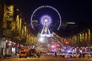 Die Champs-Élysées wurde abgeriegelt. (Bild: EPA/ETIENNE LAURENT)