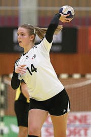 Annika Hauptlin in Aktion. (Bild: Philipp Schmidli (Zug, 14. Januar 2017))