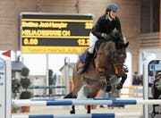 Bettina Jost-Huwiler gelangen mit Helia d’Estate zwei fehlerfreie Ritte in der Kategorie R/N 100. (Bild: Sonja Grob (Hildisrieden, 3. März 2018))