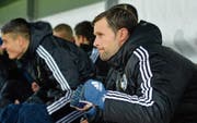 Bankdrücker David Zibung lobt Jonas Omlin, seinen Nachfolger im Tor. (Bild: Martin Meienberger/Freshfocus (Aarau, 1. März 2017))