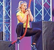 Beatrice Egli am vierten Hindernis. (Bild: PD)