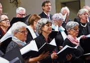 Der Kirchenchor Sins konzertierte am Sonntag in der Kirche Maria Geburt. (Bild: Werner Schelbert (Sins, 10. Dezember 2017))