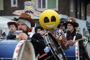 In Schattdorf sind am Samstag diverse Katzenmusiken unterwegs. (Bild: Urs Hanhart)