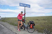 Evelyne Binsack fuhr mit dem Velo von der Schweiz bis ans Nordkap. (Bild: PD)