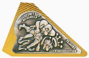 Plakette 2017: Der Beggo-Narr kämpft um die Schwingerkrone. Bild: PD
