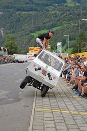 Hollywood Stunt & Action Show der Familie Bauer in Schattdorf (Bild: Carmen Epp (Schattdorf, 16. Juli 2017))