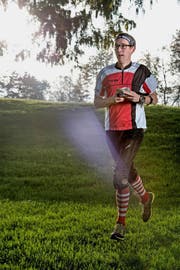 In dieser Saison reihte sich für den Wettswiler Höhepunkt an Höhepunkt: der 23-jährige Raphael Schalbetter unterwegs bei der Ufschötti Luzern. (Bild: Nadia Schärli (Luzern, 4. November 2016))
