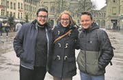Sandro Bucher, Medea Sarbach und Jonas Feldmann (v. l.). (Bild: PD)