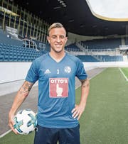 Der neue FCL-Verteidiger Reto Ziegler. (Bild: Urs Flüeler/Keystone (Luzern, 29. September 2017))