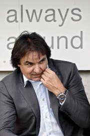 Hat den Schneuwly-Transfer vorerst auf Eis gelegt: Sion-Präsident Christian Constantin. (Bild: Keystone/Alexandra Wey)