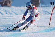 Christine Zurfluh, Urner Meisterin im Riesenslalom. (Bild: Urs Hanhart (Eggberge, 27. Januar 2018))