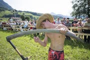 Impresssionen von der EM im Handmähen in Ingenbohl. (Bild: Keystone)