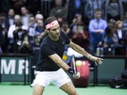 Roger Federer ist in Rotterdam furios gestartet (Bild: KEYSTONE/EPA ANP/KOEN SUYK)