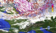 Nach Vorhersagen der Meteorologen könnte Norddeutschland von den Fluten stark getroffen werden. (Bild: Keystone)