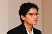 «Mir fehlt der Glaube, dass wir in Zukunft weniger Ausgaben haben werden.» Maya Büchi-Kaiser, Finanzdirektorin (Bild: Markus von Rotz / OZ (Sarnen, 28. September 2017))