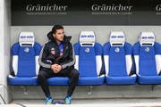 Vom vermeintlichen Torjäger zum gelegentlichen Ersatzspieler: Dimitar Rangelov ist einer jener Spieler, den der FCL im Januar verkaufen würde. (Bild Philipp Schmidli)