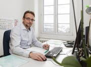 Urs Janett, Finanzdirektor des Kantons Uri, in seinem Büro. (Bild: PD)