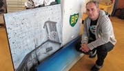 Der Künstler Pirmin Breu ist in Muri aufgewachsen. (Bild: PD)