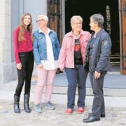 Vier Frauen, denen die Kirche am Herzen liegt (von links): Jacqueline Straub, Moni Amstutz, Theres Odermatt und Margrit Odermatt. (Bild: Carina Odermatt (Ennetbürgen, 17. September 2017))